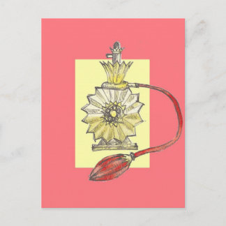 1920s Perfume Bottle Postcard