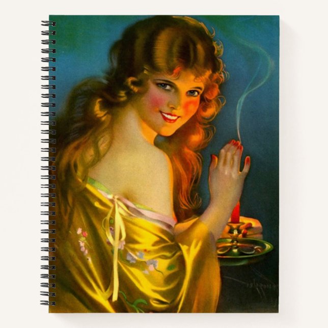 1920s pretty lady notebook (Front)