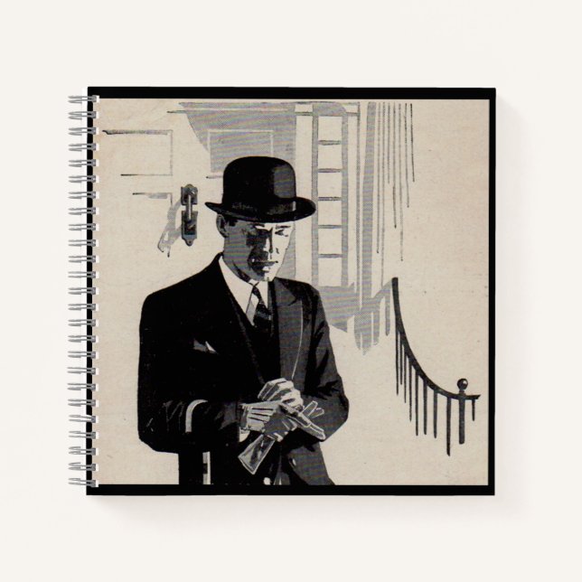 1920s sharp-dressed man notebook (Front)
