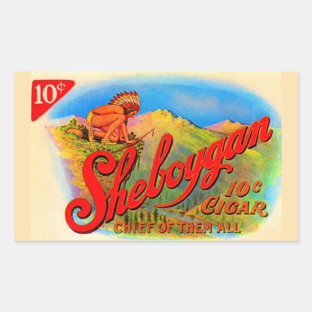 1920s Sheboygan cigar label (Front)