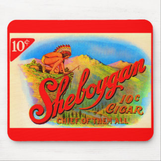 1920s Sheboygan cigar label Mouse Pad