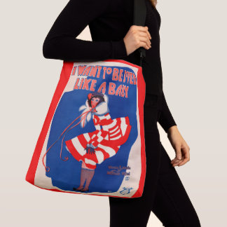 1920s song sheet I Want to Be Loved Like a Baby Crossbody Bag