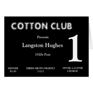 1920s Table Number Card