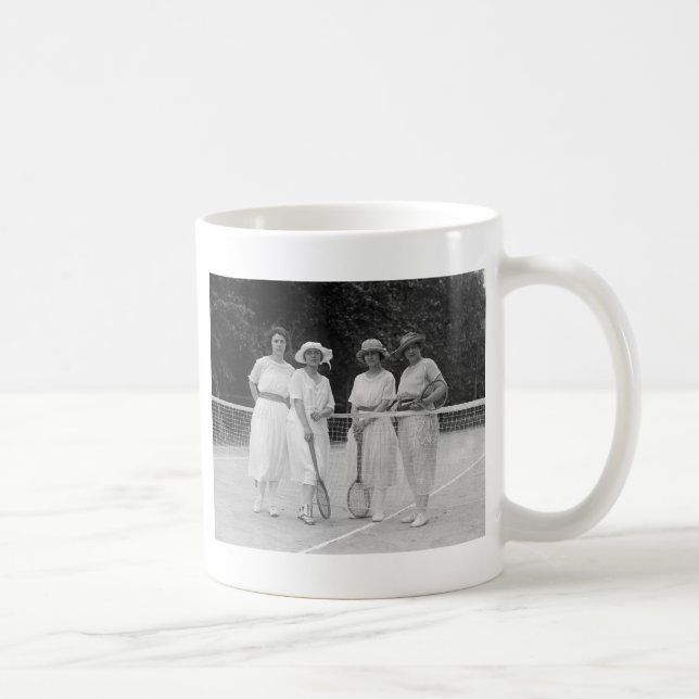 1920s Tennis Fashion Coffee Mug (Right)
