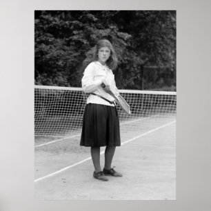 1920s Tennis Style Poster