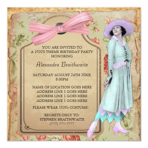 1920S Themed Party Invitations 6