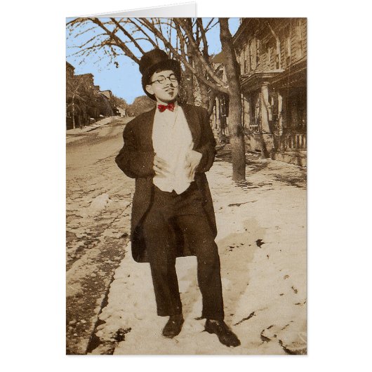 1920s vernacular photo classy young man cards (Front)