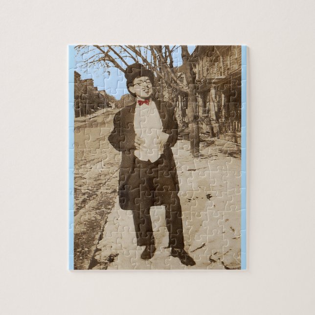 1920s vernacular photo classy young man jigsaw puzzle (Vertical)