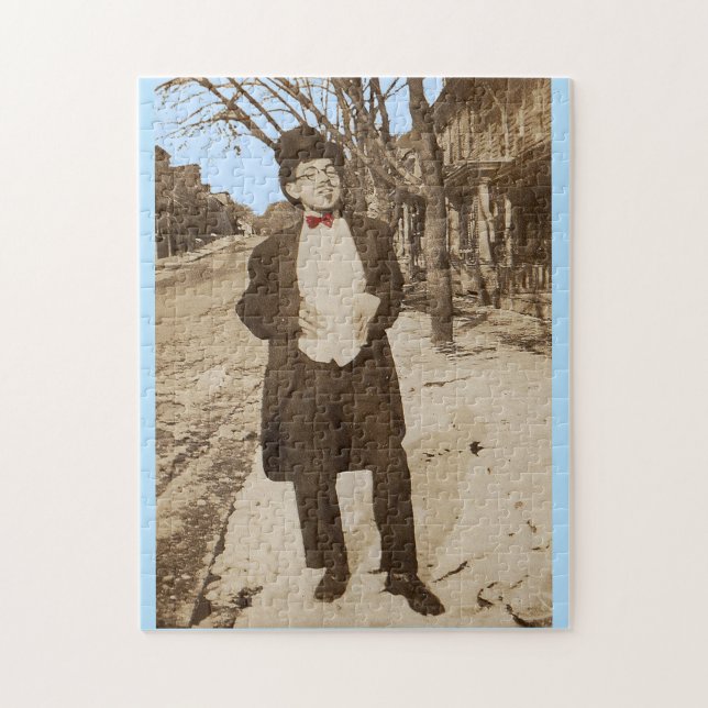 1920s vernacular photo classy young man jigsaw puzzle (Vertical)