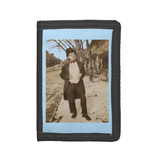 1920s vernacular photo classy young man trifold wallet