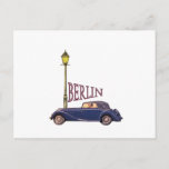 1920&#39;s Vintage Automobile - Berlin Postcard