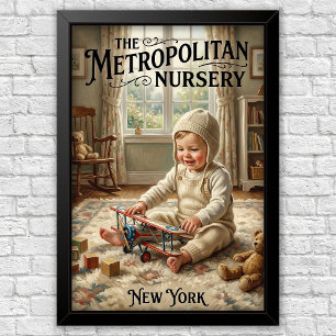 1920s Vintage Children’s Fashion Advertising Poster