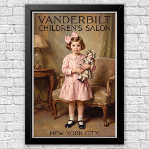 1920s Vintage Children’s Fashion Advertising Poster