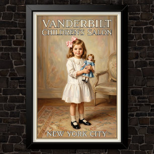 1920s Vintage Children’s Fashion Advertising Poster