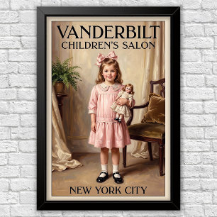 1920s Vintage Children’s Fashion Advertising Poster