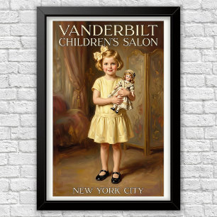 1920s Vintage Children’s Fashion Advertising Poster