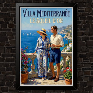 1920s Vintage Fashion Advertising Poster