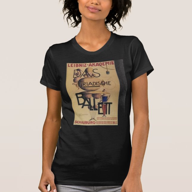 1921 Ballet Poster T-Shirt (Front)