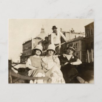 1921 Girlfriends In Venice Postcard by historicimage at Zazzle