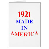 1921 Made in America (Front)