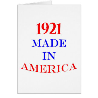 1921 Made in America Cards