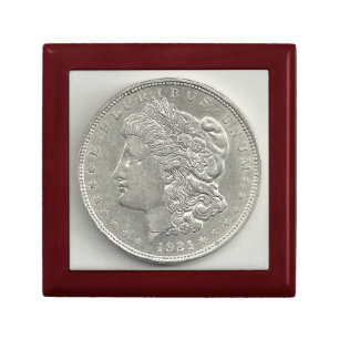 1921 Morgan Silver Dollar Gift Box