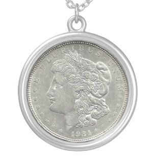 1921 Morgan Silver Dollar Necklace