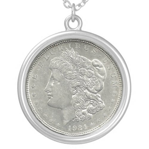 1921 Morgan Silver Dollar Necklace