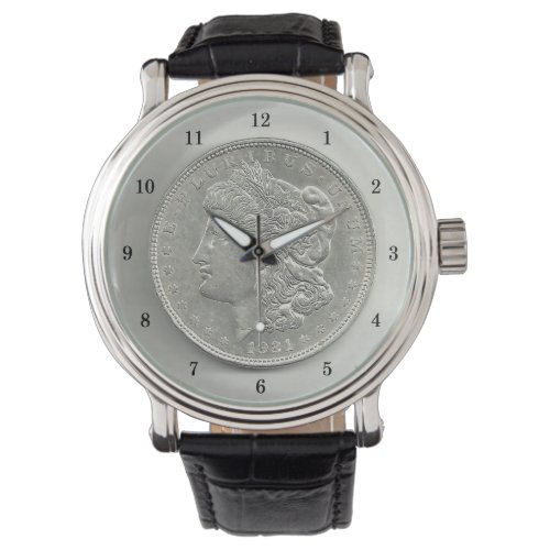 1921 Morgan Silver Dollar Wrist Watch
