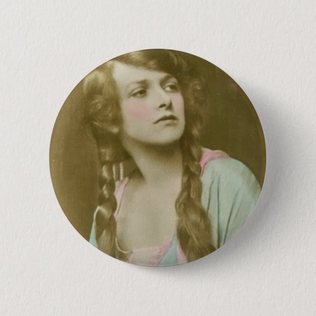 1921 Real Photo Postcard Pinback Button (Front)