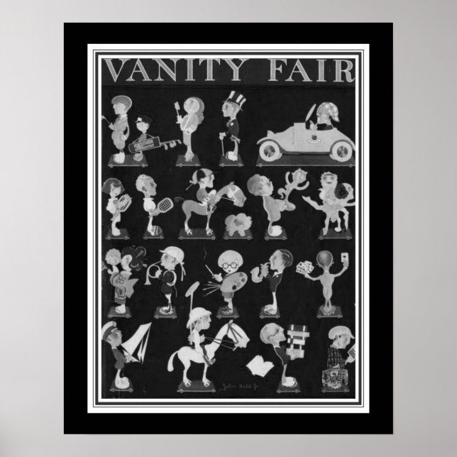 1921 Vanity Fair "Interests" Poster (Front)