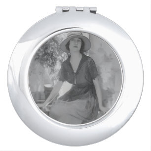 1921 Vogue Photo Actress Genevieve Tobin Compact Mirror