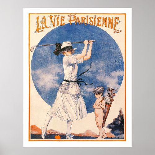 1922 la Parisienne Golf Print