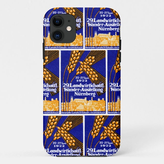 1922 Nuremberg Agricultural Exposition Case-Mate iPhone Case (Back)