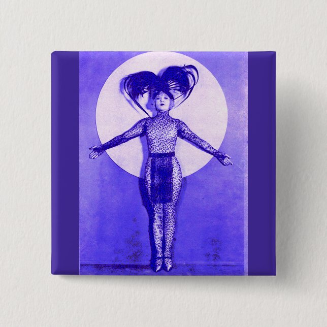 1922 oddball movie star get-up - blue button (Front)