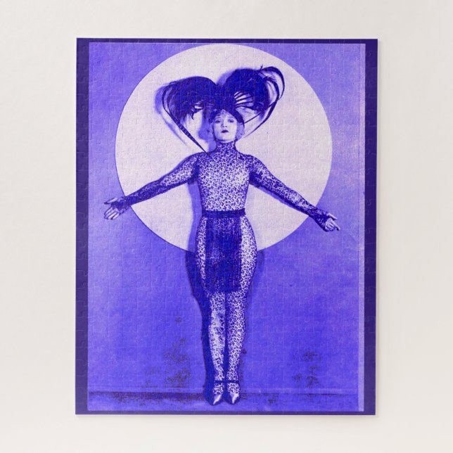 1922 oddball movie star get-up - blue jigsaw puzzle (Vertical)