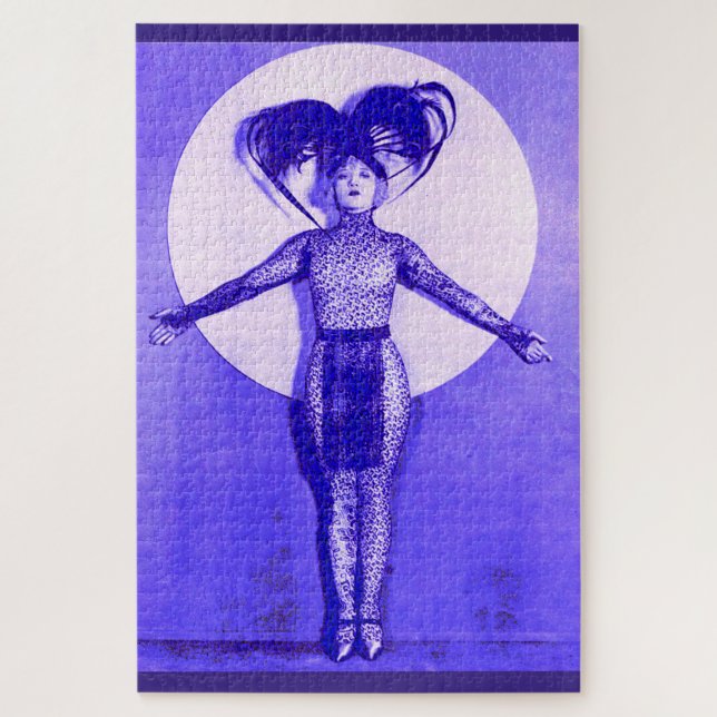 1922 oddball movie star get-up - blue jigsaw puzzle (Vertical)
