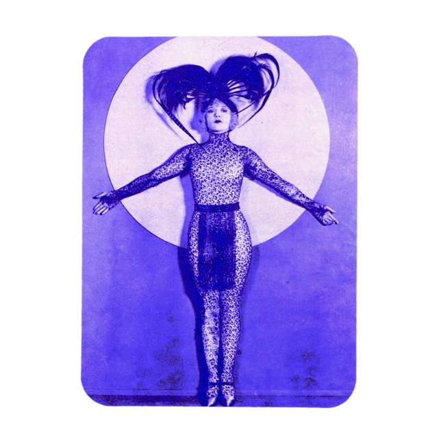 1922 oddball movie star get-up - blue magnet (Vertical)