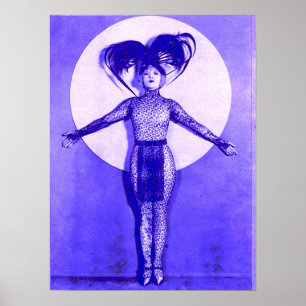 1922 oddball movie star get-up - blue poster