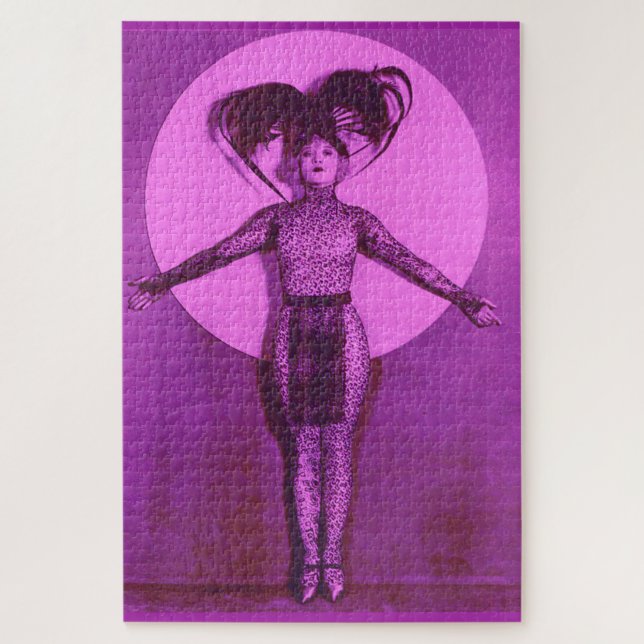 1922 oddball movie star get-up - lavender jigsaw puzzle (Vertical)