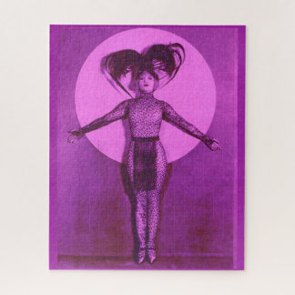 1922 oddball movie star get-up - lavender jigsaw puzzle