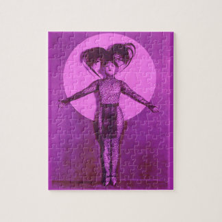 1922 oddball movie star get-up - lavender jigsaw puzzle