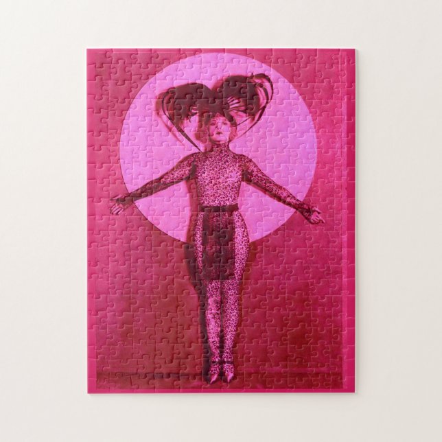 1922 oddball movie star get-up - pink jigsaw puzzle (Vertical)