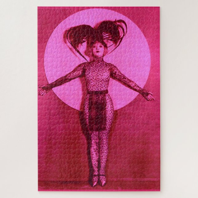 1922 oddball movie star get-up - pink jigsaw puzzle (Vertical)