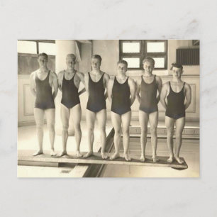 1922 Swim Team Postcard