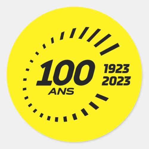 1923_2023 Racing Centenary Le Mans 24 Hours GT7 Classic Round Sticker