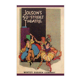 1923 Al Jolson’s Theatre playbill cover Acrylic Print
