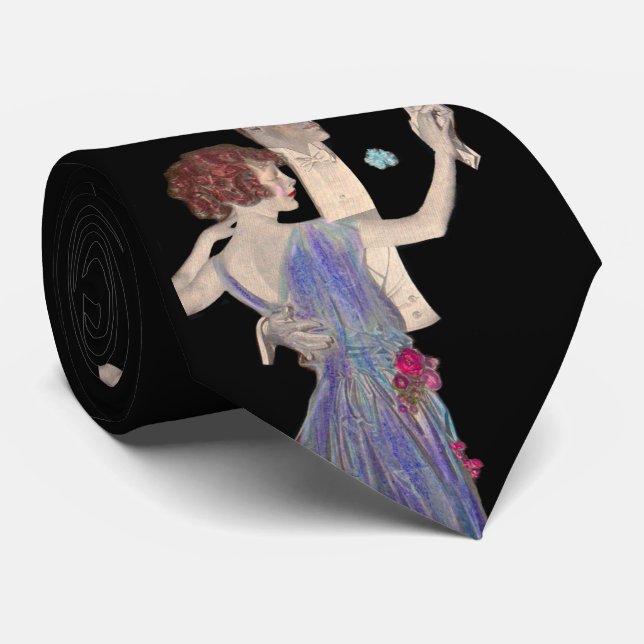 1923 Arrow collars and shirts ad print Neck Tie (Rolled)