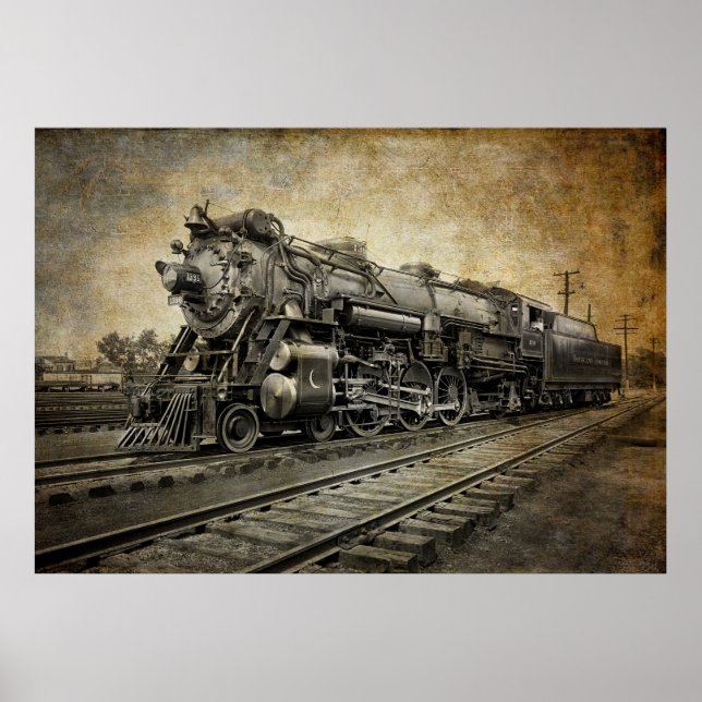 1923 CRESCENT LIMITED STEAM LOCOMOTIVE POSTER (Front)
