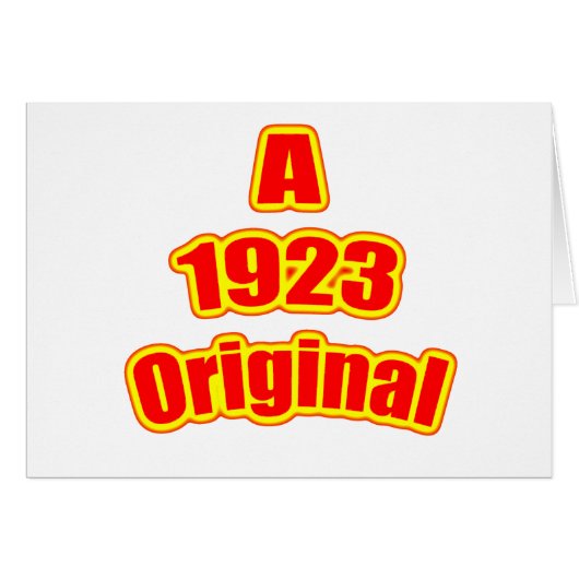1923 Original Red (Front Horizontal)